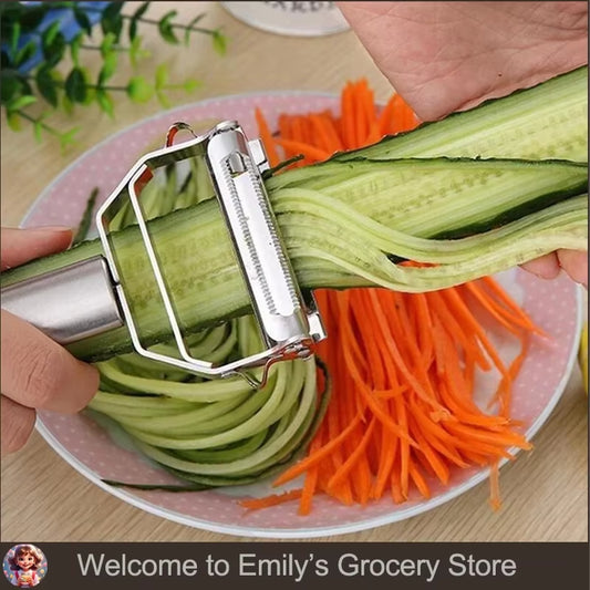 Stainless Steel Multi-Function Vegetable Peeler Cucumber Carrot Fruit Cutter Julienne Peeler Potato Grater Slicer Kitchen Gadget