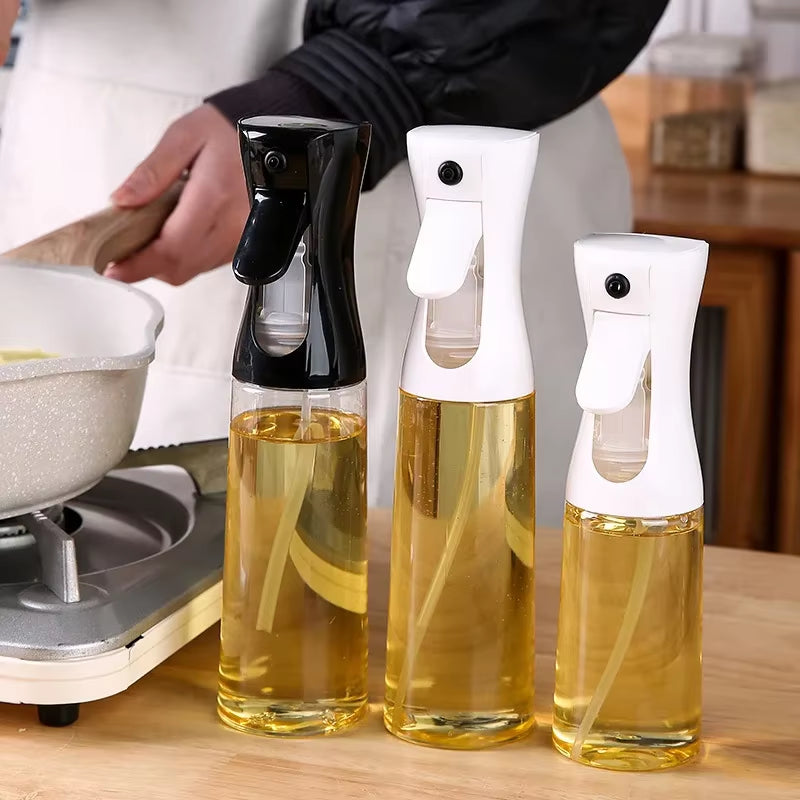200Ml 300Ml Oil Spray Bottle Kitchen BBQ Cooking Olive Oil Dispenser Camping Baking Empty Vinegar Soy Sauce Sprayer Containers