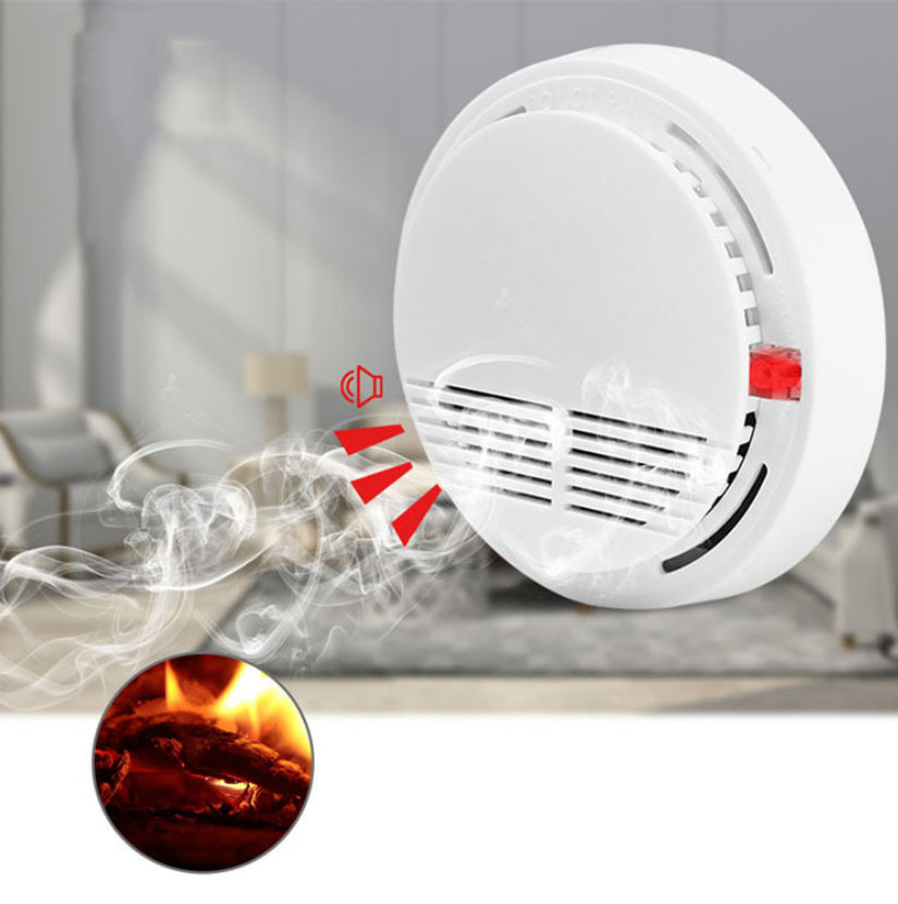 Photoelectric Smoke Alarm with Battery
