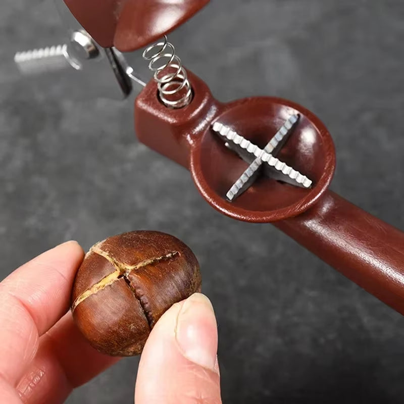 Creative Chestnut Clip Stainless Steel Walnut Clip Multi-Functional Sheller Chestnut Peanut Opener Kitchen Tools Cutter Gadgets
